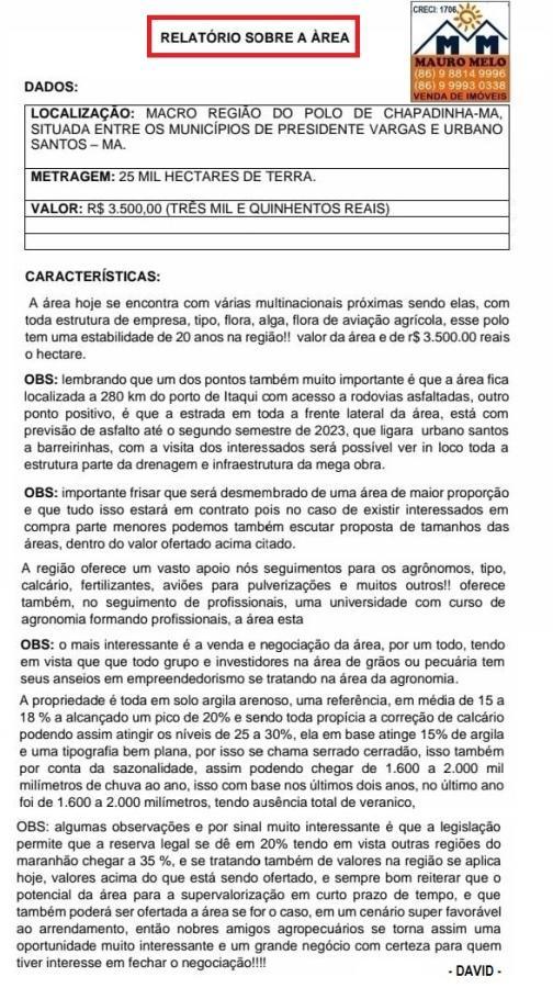Fazenda à venda, 2500000m² - Foto 12