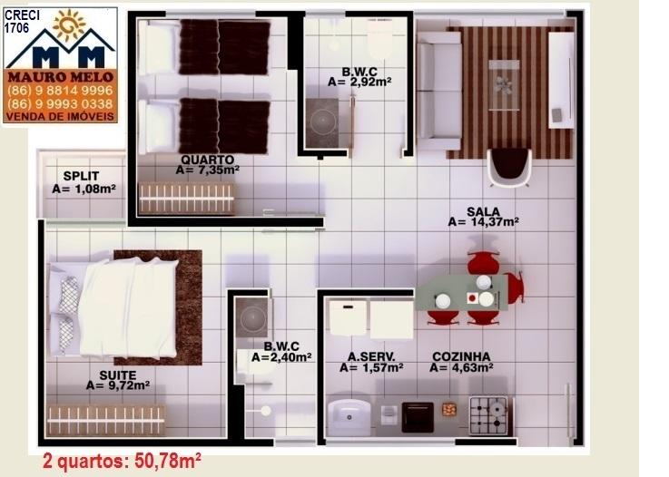 Apartamento, 2 quartos - Foto 15