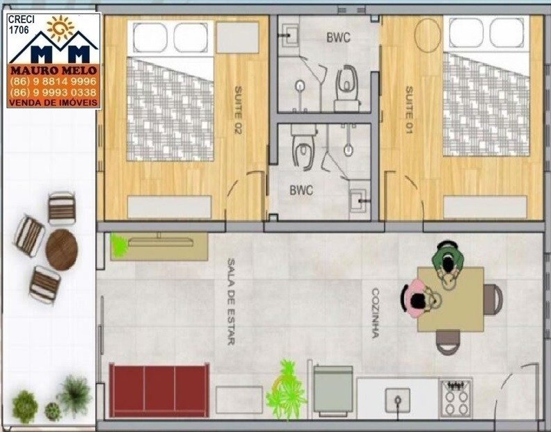 Apartamento, 2 quartos - Foto 6